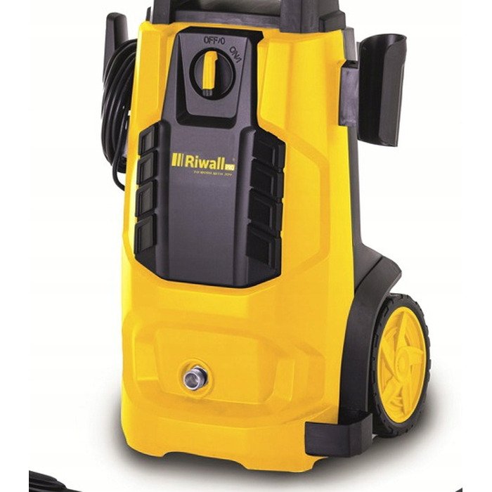 Потужний мийний апарат високого тиску Riwall REPW180M + 3 щітки + шланг для чищення каналізації