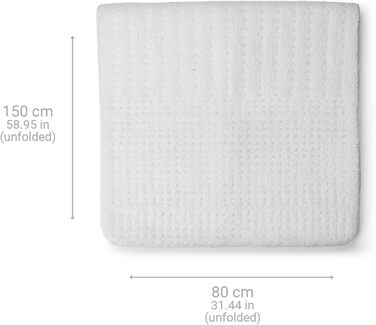 Електрична матрацна грілка Medisana HU 672, 150x80 см, 4 температурні режими, захист від перегріву, авто-вимкнення, прана, надзвичайно м'яка, для всіх типів матраців