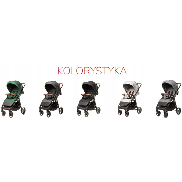 Дитячий прогулянковий візок 4Baby Stinger XXIII, чорний