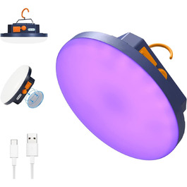 Кемпінговий LED ліхтар 5600mAh, магніт, димірування, 1500 лм, 15Вт, для туризму, риболовлі, дому, аварійного живлення