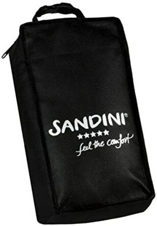 Подушка для подорожей SANDINI TravelFix Slim, плюш, ергономічна підтримка, з чохлом, зебра, преміум якість, зроблено в ЄС