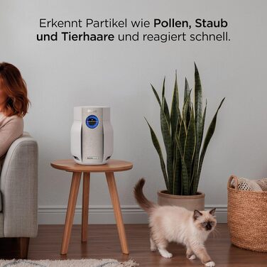 Очищувач повітря Shark BreatheClear Dove HP162EU з HEPA-фільтром NeverChange (до 6 років), автоматичним сенсором для середніх приміщень до 70 м²