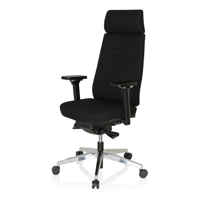Офісне крісло MOVE-TEC PRO 3D, тканина, чорний колір / чорний колір, hjh OFFICE