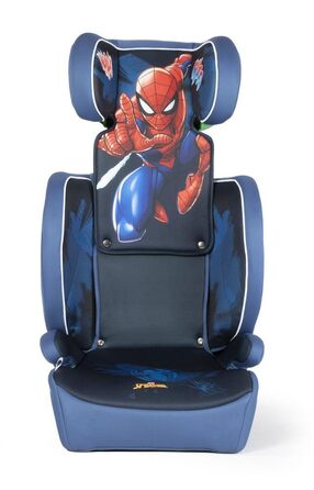 Автокрісло Disney для дівчаток 100-150 см з ISOFIX, з принтами Ельзи, Анни та Олафа (фіолетове)