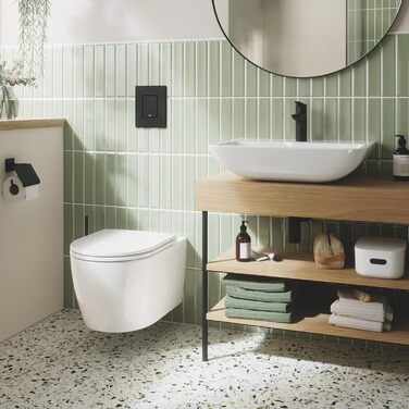 Змішувач для ванної кімнати GROHE Start, економічний, холодна вода в середній позиції, з поп-ап переливом, хром, 17 см