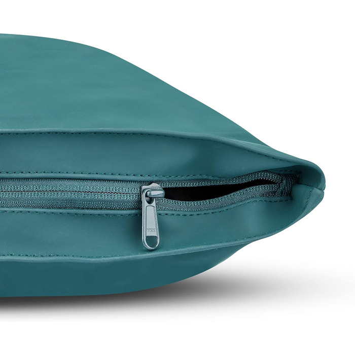 Рюкзак Johnny Urban Harvey Medium Aquamarinblau 15л — водонепроникний роллтоп з відділенням для ноутбука, для міста, уні та бізнесу, матове PU покриття, унісекс