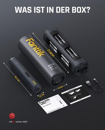 Електрична викрутка Fanttik S1 Pro з магнітним тримачем, 16 біт, 6 Нм, 2000mAh - для ремонту меблів та комп'ютерів