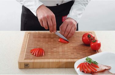 Набір ножів ZWILLING Gourmet 7 предметів з бруском, бамбукова обробна дошка, нержавіюча сталь