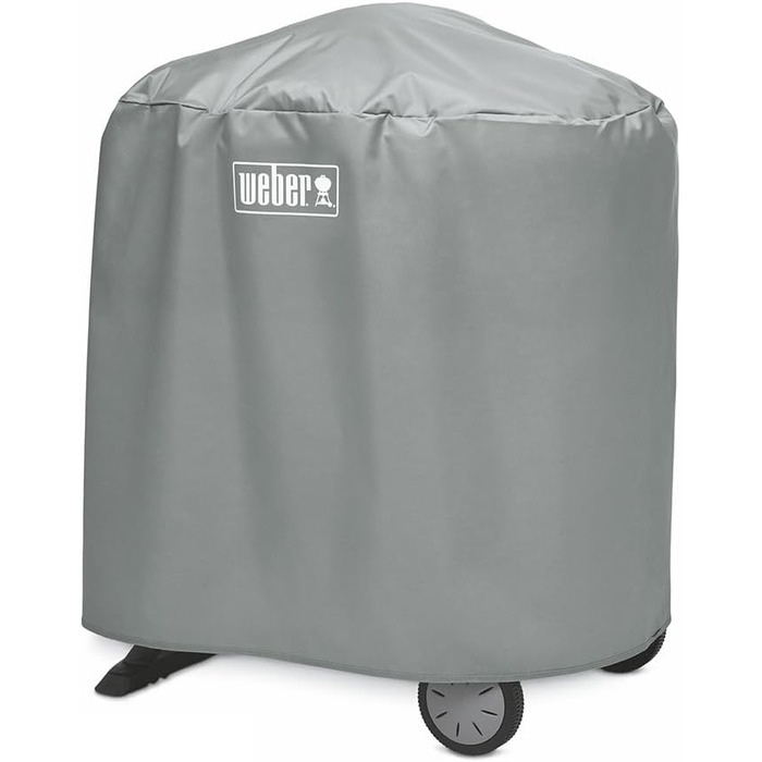 Чохол для гриля Weber Q1000/2000 з підставкою, водонепроникний, дихаючий, захист від ультрафіолету, сірий, з липучкою (7177)