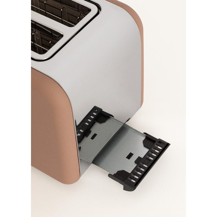 Тостер CREATE TOAST Retro 750W: 6 режимів, піддон для крихт, розморожування, підігрів, широкі слоти