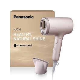 Фен для волосся Panasonic EH-NA7M-P825 nanoe для блиску волосся, складаний, 1600 Вт, з концентратором, світло-рожевий (модель 2025)