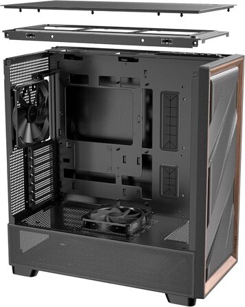Корпус для ПК Antec Flux Midi Tower чорний, роздрібна версія
