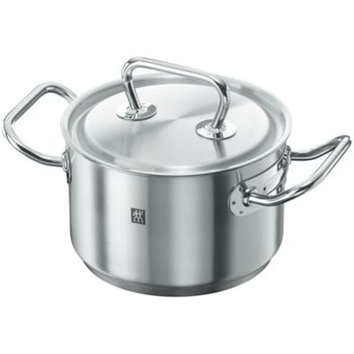 Набір каструль ZWILLING Twin Classic 4 предмети, нержавіюча сталь, сріблястий, для індукційних плит, з кришками