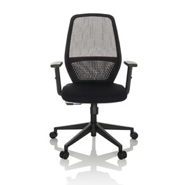 Офісне крісло / Поворотне крісло CARLOW I Mesh / Тканина Black hjh OFFICE