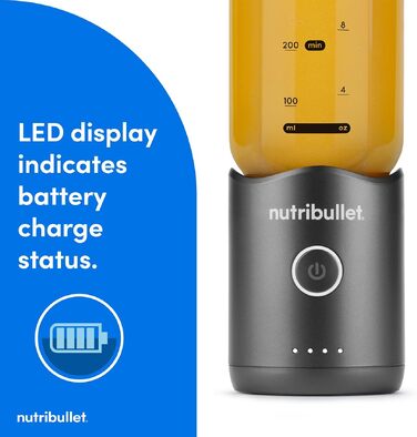 Потужний блендер-екстрактор Nutribullet 900 Series, матовий срібний, 25 000 об/хв, набір 11 предметів з чашами To Go 500 мл для смузі та соків