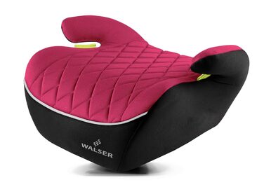 Walser Premium дитяче автокрісло-бустер, автокрісло для дітей 125-150 см, новий стандарт ECE R129, легко миється, червоний