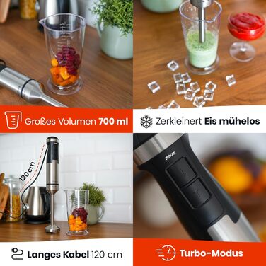 Блендер для смузі Philips Blend & Go 500W, 600 мл, сріблястий - професійний блендер для коктейлів та протеїнових напоїв з нержавіючими лезами