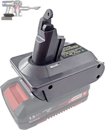 Адаптер URUN MT18V6 для акумулятора Makita 18V до пилососа Dyson V6, сумісний з Animal+, Fluffy, DC62, DC58, DC59, DC61, SV06, тільки адаптер