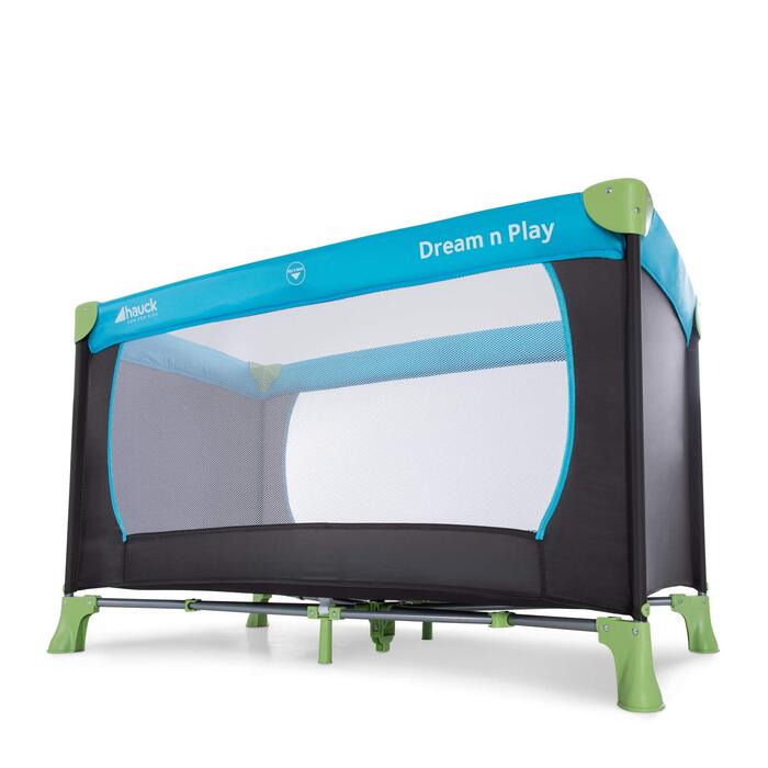 Дитяче дорожнє ліжечко Hauck Dream N Play, складане, з народження до 15 кг, 120x60 см, з сумкою, синє