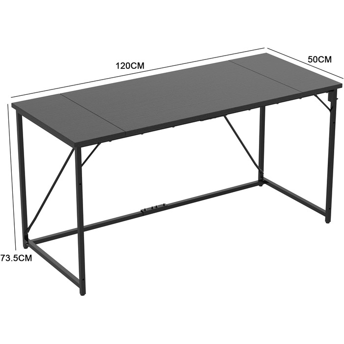 Комп'ютерний стіл Devoko 80x50x75 см, компактний робочий стіл для дітей та офісу з регульованими ніжками та гачком, водостійкий, навантаження до 60 кг