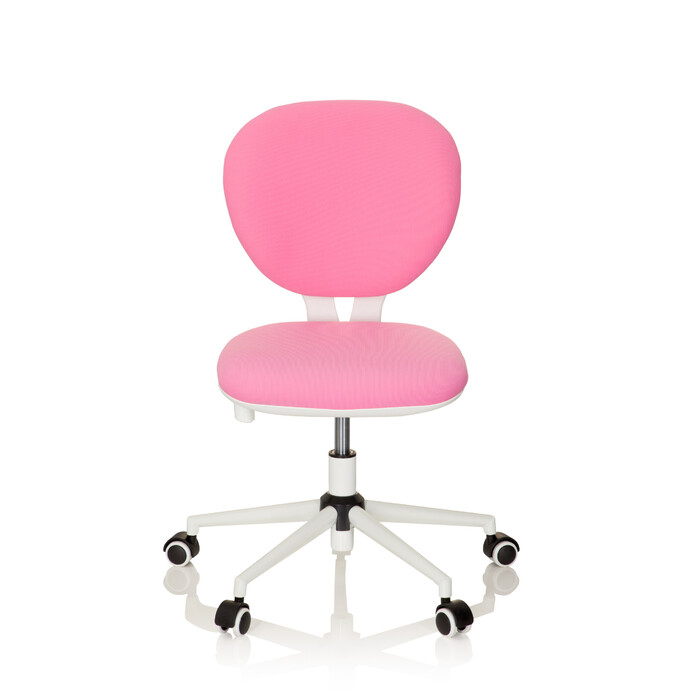 Дитячий офісний стілець KID VIVO з тканини, рожевий (hhj OFFICE)