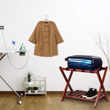 Підставка для валіз Casual Home з масиву горіха, 67 x 41 x 56 см