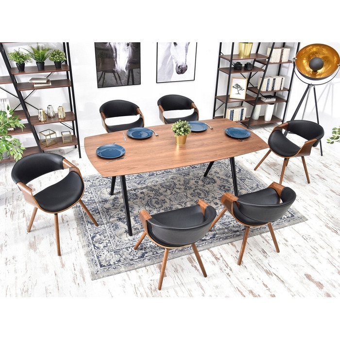 Стілець Mebel-Partner, штучна шкіра, чорний, 1 шт.