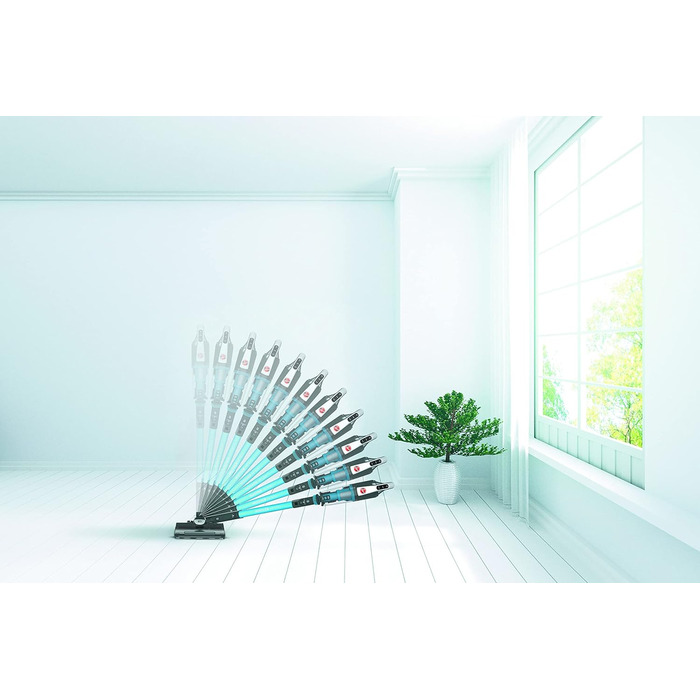 Бездротовий пилосос Hoover H-FREE 500 PETS для шерсті тварин, акумуляторний, 2-в-1 (ручний та вертикальний), до 30 хв роботи, без мішка, насадка для шерсті, LED-підсвітка, паркування, компактний
