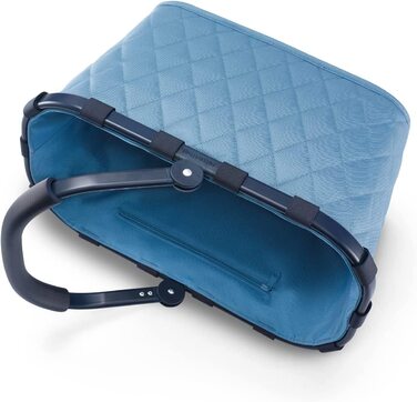 Кошик для покупок Reisenthel Carrybag Rhombus Blue, водовідштовхувальний, міцний, з великою місткістю та внутрішньою кишенею