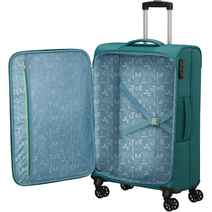 Валіза American Tourister Sea Seeker Spinner M, 68 см, 61 л, зелена (Bayou Green)