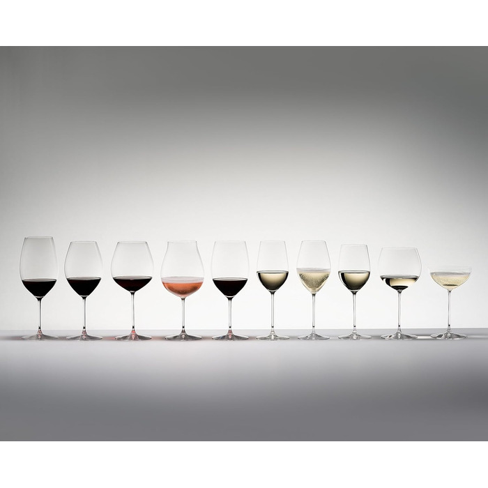 Бокали RIEDEL Veritas Riesling/Zinfandel 2 шт. Кришталеві, для вина Ріслінг/Зінфандель, для посудомийної машини