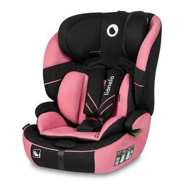 Автокрісло Lionelo Levi One I-Size 76-150 см, Група 1 2 3, Рожеве (R129 i-Size)