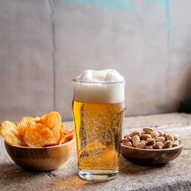 Набір склянок для пива Glasmark KROSNO 1992 Pilsner Stout Ale 6 шт по 530 мл, для мийки в посудомийній машині