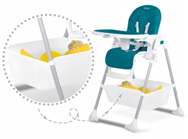 Складаний стільчик для годування дітей 2в1 з тацею RicoKids Tulo