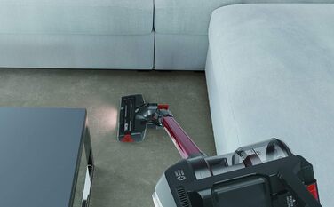 Пилосос акумуляторний Hoover з насадкою для шерсті тварин, до 25 хв роботи, без мішка, вертикальний, LED-підсвітка [HF322AFP]