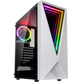 Комп'ютерний корпус Kolink Void RGB Midi Tower із загартованим склом, ігровий корпус з підсвіткою, вентилятором, для ПК