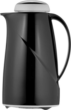 Термос-глечик Helios Wave S+ 1 л, чорний, пластикова ізоляція