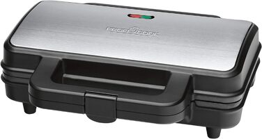 Електричний сендвічмейкер ProfiCook PC-ST 1092 для американських сендвічів XXL, антипригарне покриття, 900 Вт