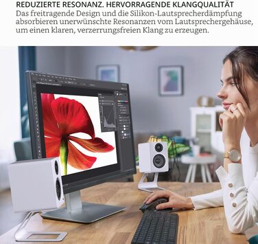 Підставки для акустики Kanto SE2 чорні, для моніторів 2-3 дюйми, висота 9.7 см, до 3.2 кг