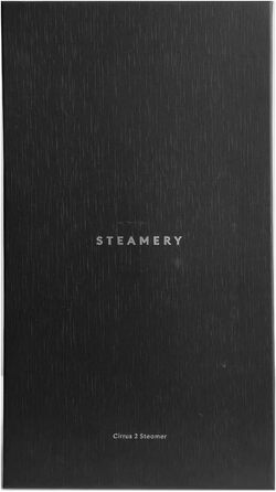 Ручний відпарювач для одягу Steamery Cirrus 2, 1500 Вт, нержавіюча сталь, швидкий нагрів за 25 сек, чорний