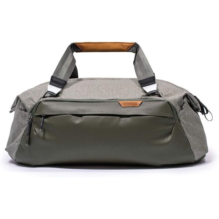 Дорожня сумка Peak Design Travel Duffel 35л, сіро-зелена, для подорожей і фототехніки, універсальний розмір