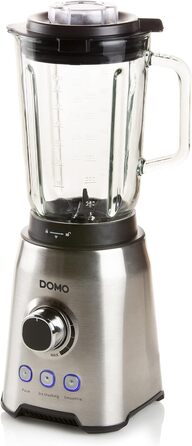 Блендер Domo DO710BL 1000Вт 1,5л, сріблясто-чорний