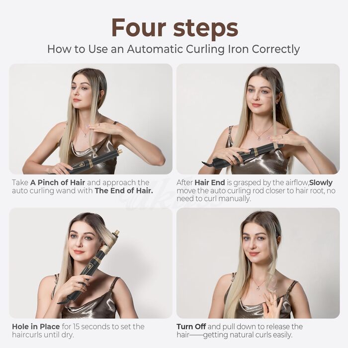 Airstyler 5 в 1 1000W Blacks: Фен-щітка, випрямляч, плойка для волосся