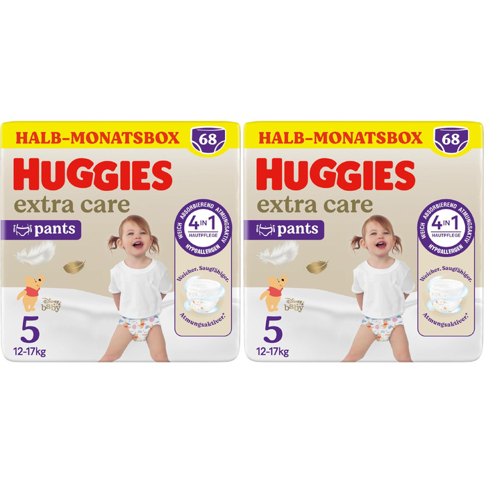 Підгузки-трусики Huggies Extra Care Pants Disney, розмір 5, 60 шт. (2 упаковки по 30 шт.)