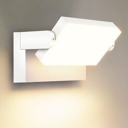 Стіна LED-світильник Kingwen 40W, зовнішній та внутрішній, поворотна панель 360°, водонепроникний IP65, тепле біле світло 3000K, чорний, для гаража та тераси