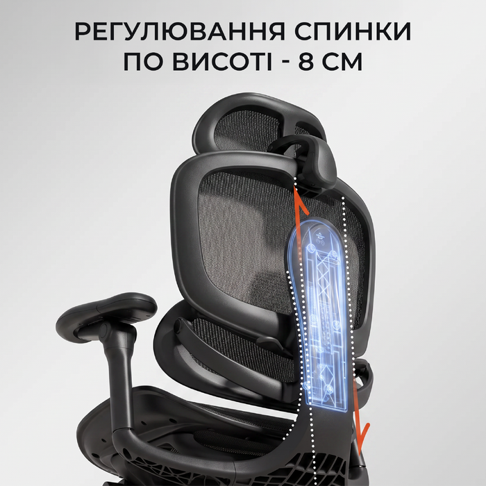 Крісло офісне Sihoo C300 LITE V2 Black