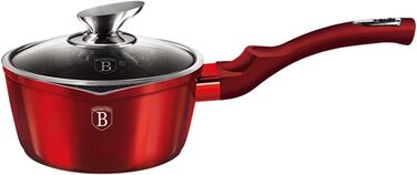 Каструля Berlinger Haus Metallic Line BH-1525N, 16 см, бордова