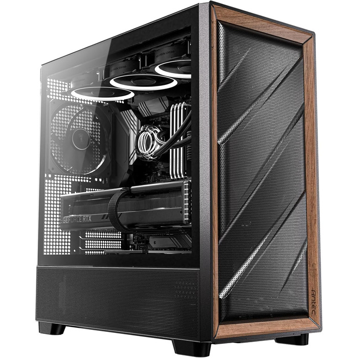 Корпус для ПК Antec Flux Midi Tower чорний, роздрібна версія