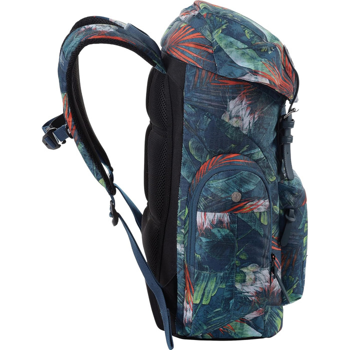 Рюкзак Nitro Daypacker 32 л у ретро стилі з відділенням для ноутбука, шкільний, міський або туристичний, Tropical