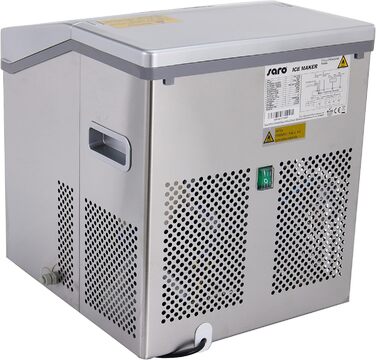 Льодогенератор Saro EB 15, 15 кг/доба, 230 В, 0,16 кВт, 3 розміри льоду, повітряне охолодження